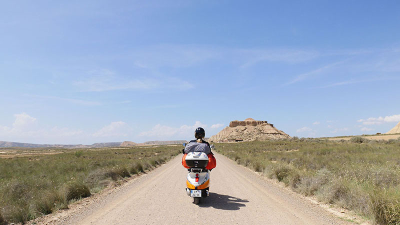 A great adventure in Django scooter on the most beautiful roads of the south and off the beaten track!